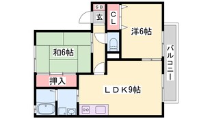 福崎駅 徒歩24分 1階の物件間取画像